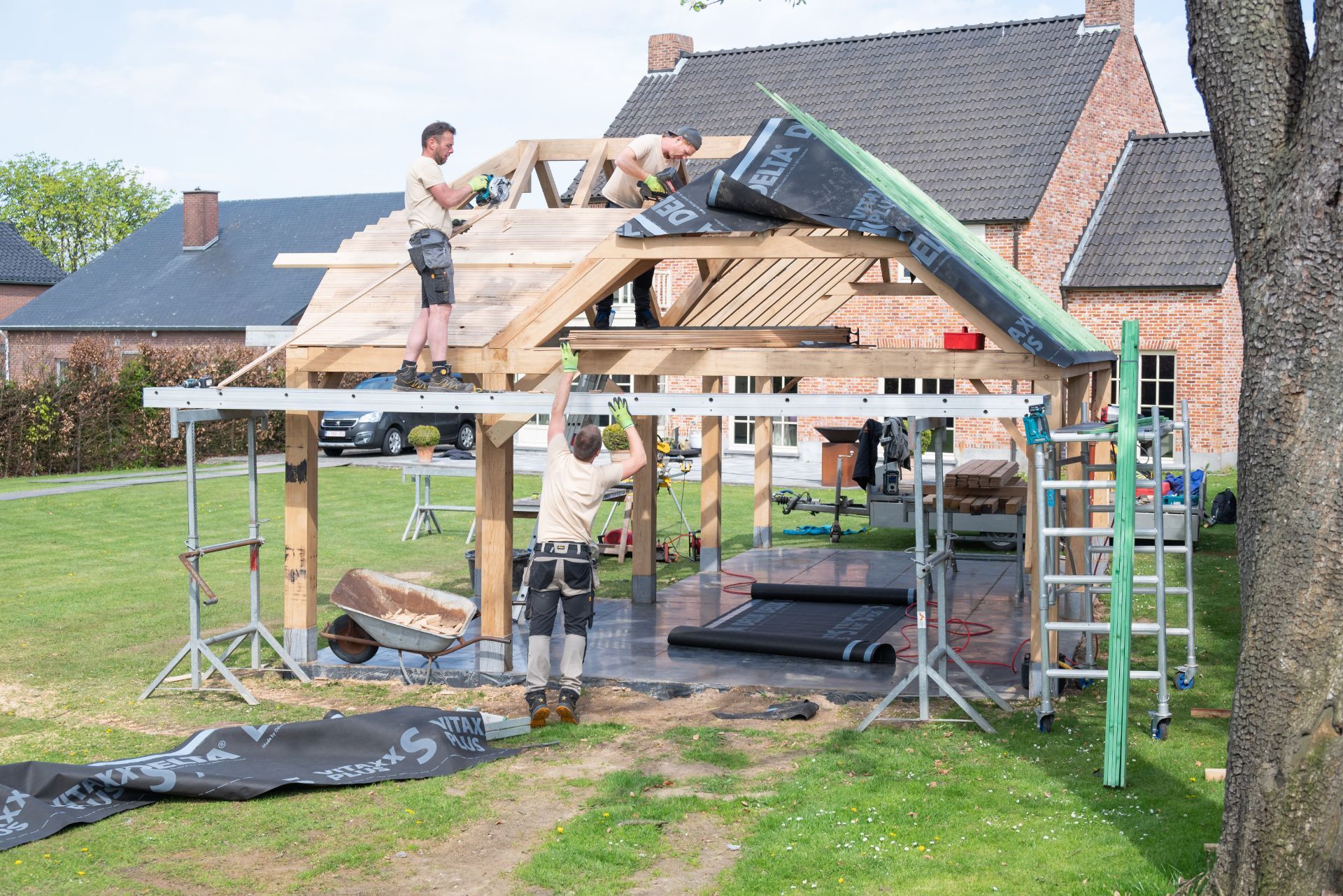 Houten bijgebouwen hoogwaardige kwaliteit