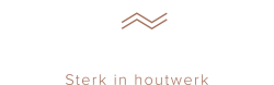 Woodmasters logo wit slogan